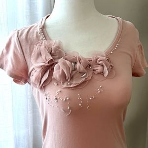 Ann Taylor Embellished Tee